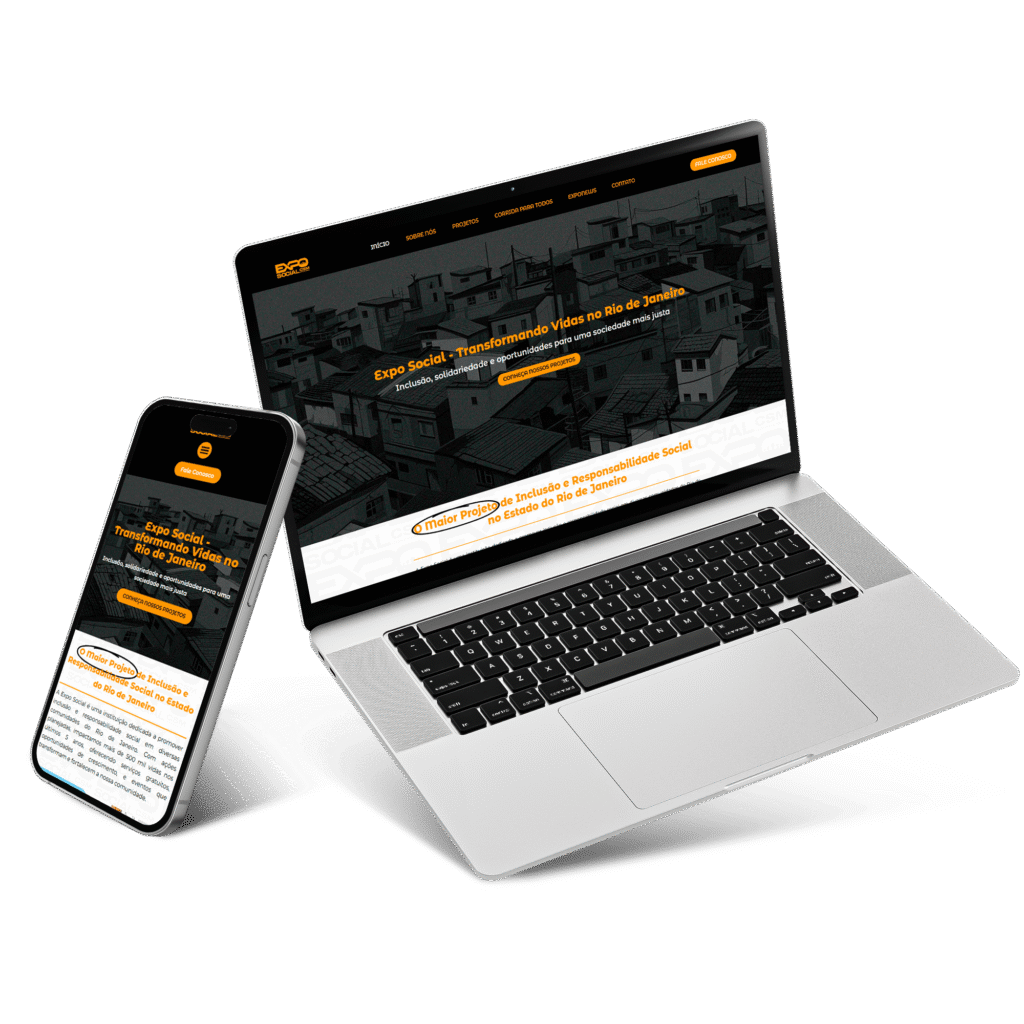 Desenvolvimento de site para eventos e projetos sociais no RJ - Exposocial.